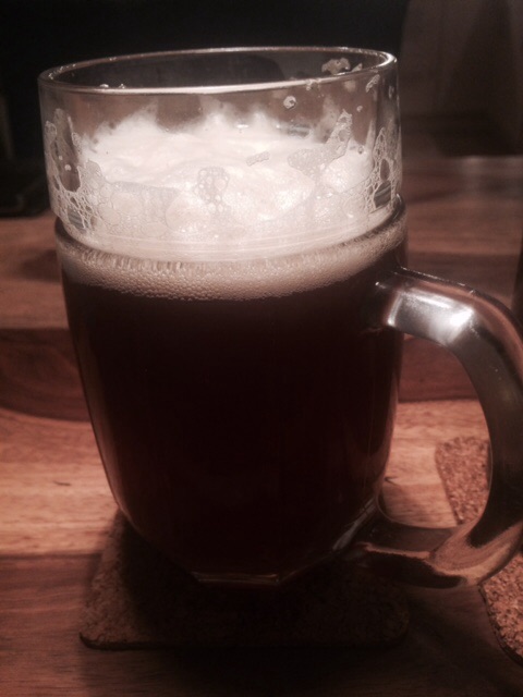 Im Glas....die Farbe paßt nicht...