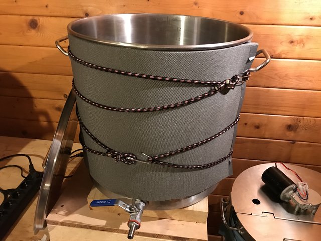 50 Liter Vortags Sudtopf gereinigt