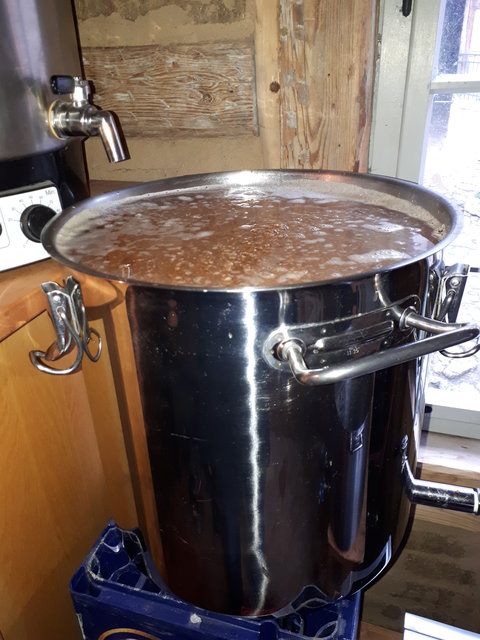 Läuterbottich am absoluten Limit (36 Liter)