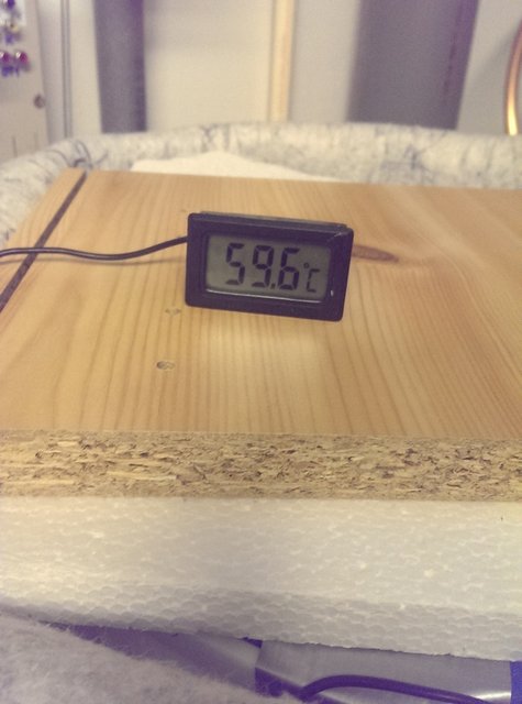 um 15:30 wieder da -ja das war ein kurzer Arbeitstag :-) --- die Temperatur hat aber gut gehalten, denke ich