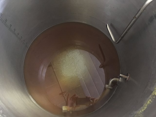 die letzten Liter Würze