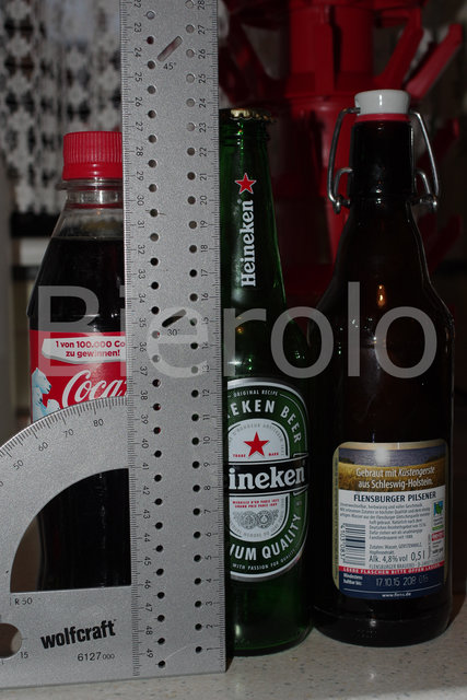 Kronenkorken-Flasche mit 0,4 Liter