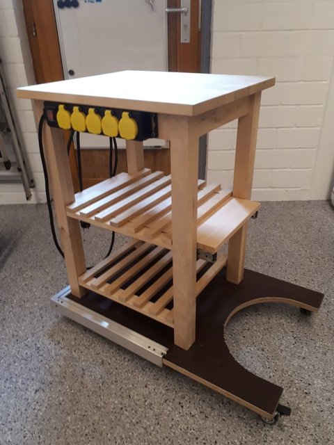 Brautisch 02.jpg (130.66 KiB) 24341 mal betrachtet Brautisch für Grainfather mit Ikea Bekväm als Basis