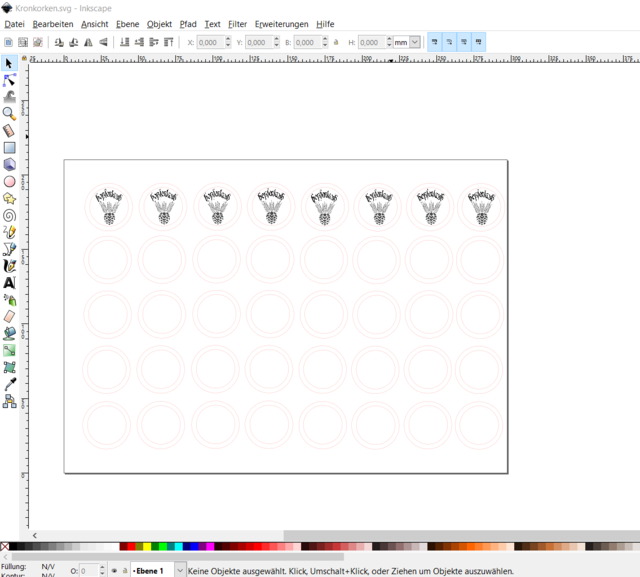 Los geht's mit dem Design in Inkscape