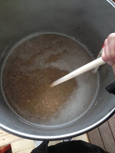 Eine Impression vom Maischen