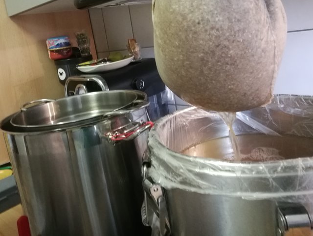Abmaischen ist bei der Malzmenge unproblematisch