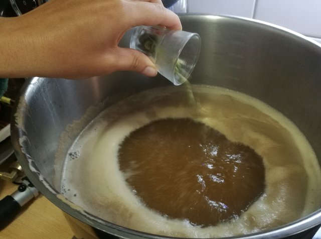 Erste Hopfengabe ohne Hopfenfilter