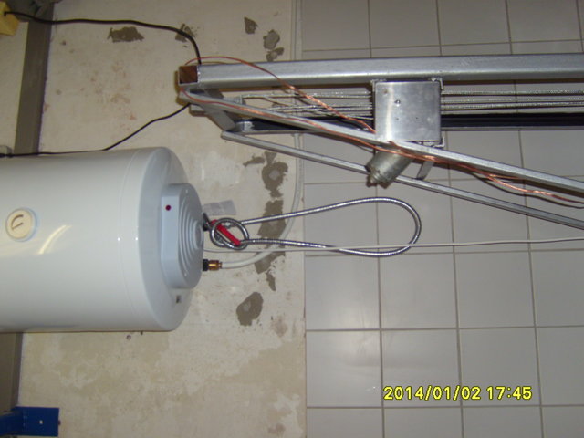 Wandhängender boiler 50l für Nachgüsse