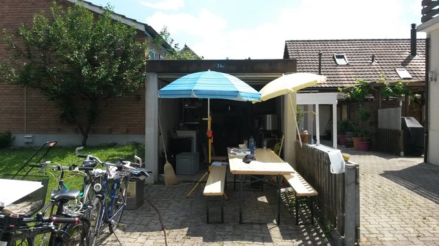 Brautag mit 25l Anlage in der Garage