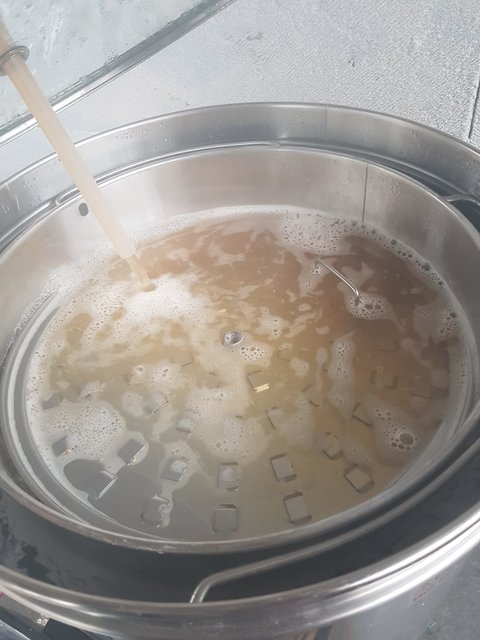 eingemaischt..