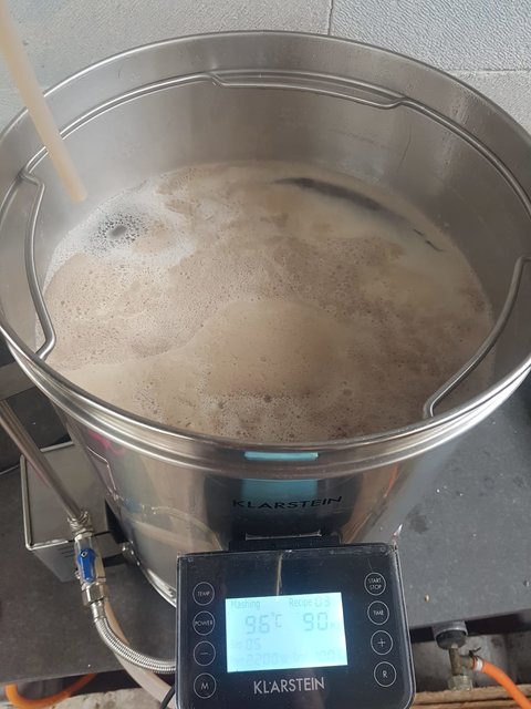 auf dem Weg zum kochen