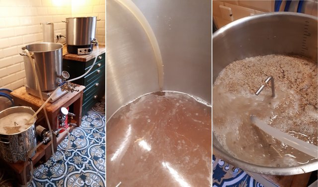 Läutern und Nachguss als Batch Sparge