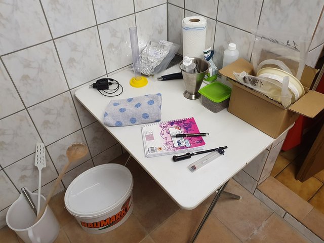 Ein paar Kleinigkeiten sind auch schon bereitgelegt