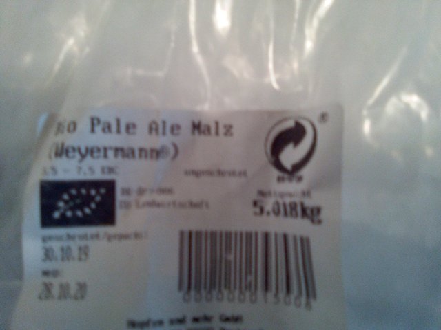 1kg davon hatte ich noch übrig. Vom MHD halte ich ja nicht viel ....