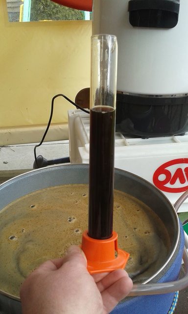 Dark Porter Hopfenkochen
