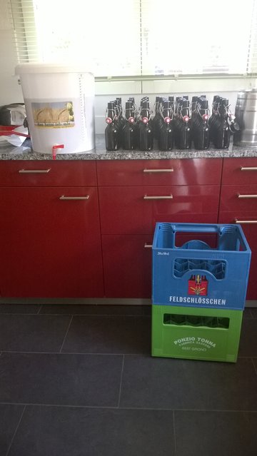 Bereit zum Abfüllen ...