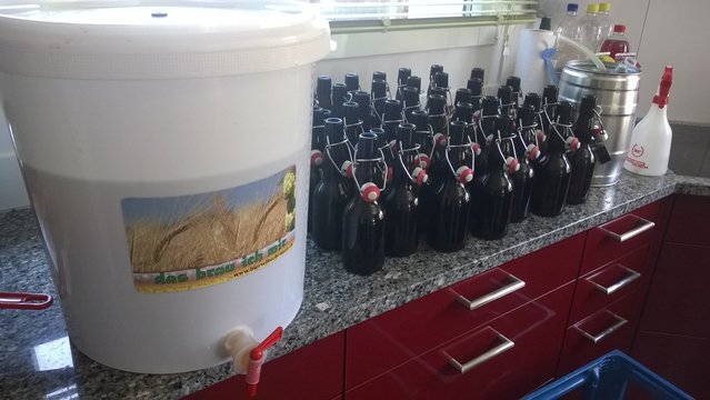 Bereit zum Abfüllen ...