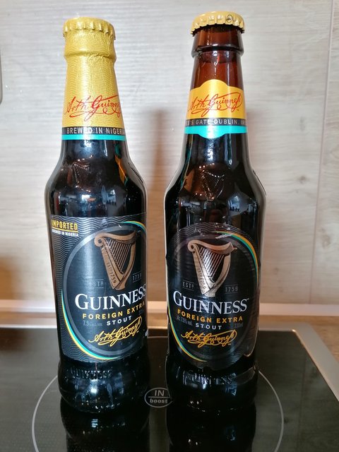 links aus Nigeria, rechts aus Irland