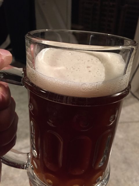 1. Bierprobe nach ca. 1 Woche