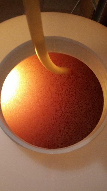 Das gespeiste Bier.