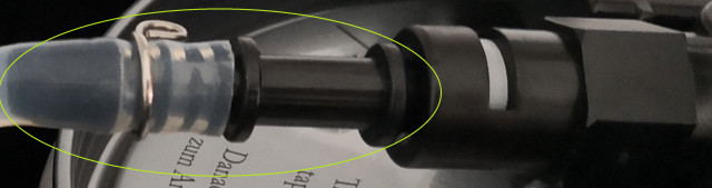 So der Adapter in nah.