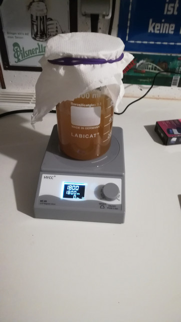 Ein bisschen Karussellfahren auf dem neuen Magnetrührer