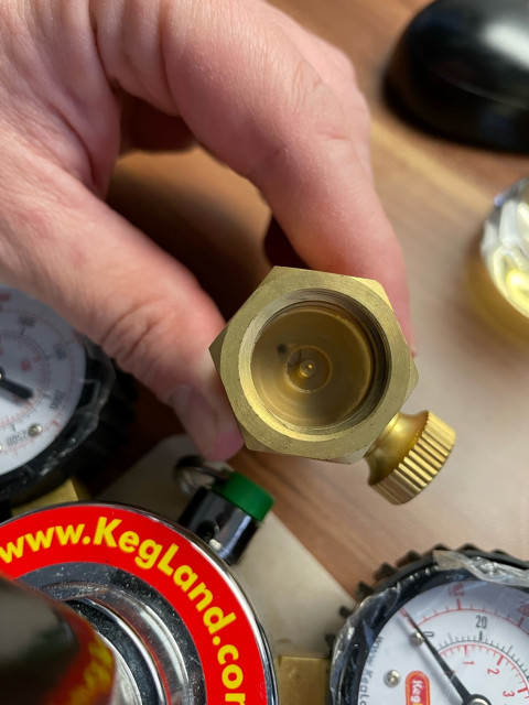 Dichtung im Adapter