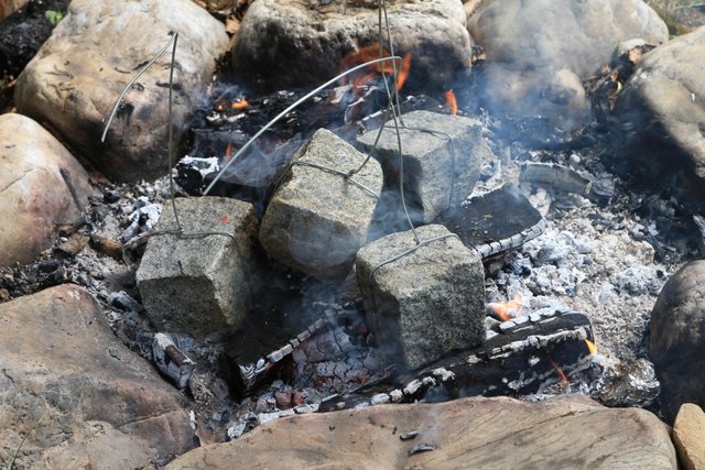 IMG_8179.JPG (647.28 KiB) 9450 mal betrachtet Nachdem ein ordentliches Glutbett entstanden ist gehts ab in die Hitze...