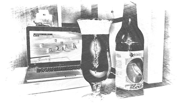 Smoked Oatmeal Stout von Hödeken Bräu