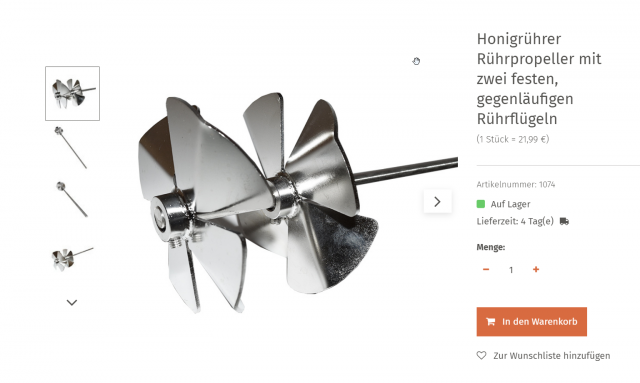 2024-01-18 17_42_39-Honigrührer Rührpropeller mit zwei festen, gegenläufigen Rührflügeln - Bienenwag.png