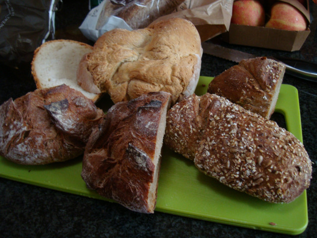 Verschiedene Brotsorten