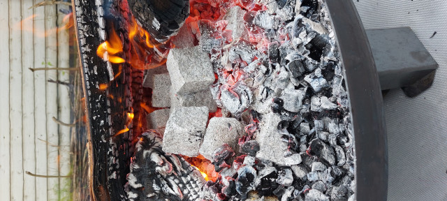 Wohl gebetteter Granit