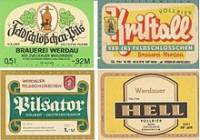 Beispiel für Pils-Flaschenetiketten